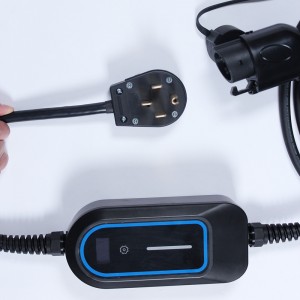 High Quality SAE J1772 Type 1 7KW 32A Level 2 220 – 240V Portable Electric Car Charger With NEMA 14-50