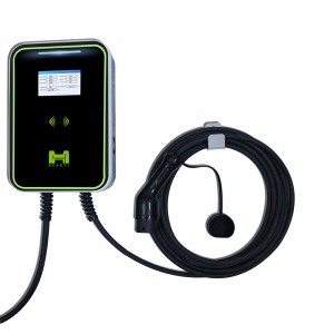 Whakarato OEM/ODM N01-Lt1023 rarawe 32A EU e tu ana i runga i te pakitara e mau ana i nga teihana tere hiko EV Charger Charger