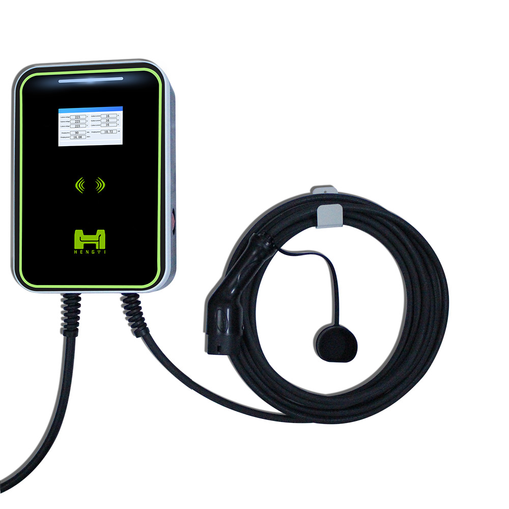 Wholesale 11KW 16A wallmounted home use ev charger with type 2 charging  cable Manufacturer and Supplier