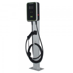 11KW 16A wallmounted home use ev charger with type 2 charging cable