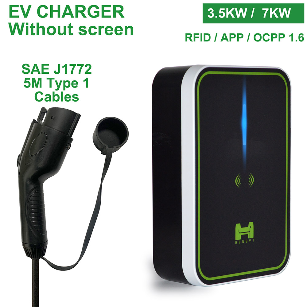 Buy Wholesale Hong Kong SAR Oem Odm Electric Car Ev Charger Type 2 Ac Wall  Box Eu Standard Plug With 4.3 Tft Screen & Ev Charger Wall Box at USD 197