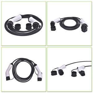 16A 32A Type1 to Type2 EV Charging Cable EVSE Electric Car Charging Station