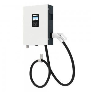 20KW 30KW สถานีชาร์จรถยนต์ไฟฟ้า OCPP สมาร์ทโฮมติดผนังกลางแจ้ง Fast DC EV Charger