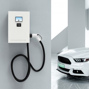 Stèisean cosgais càr dealain 20KW 30KW OCPP Smart Home a-muigh air a chuir suas le balla Fast DC EV Charger