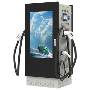 Integruota AC+DC All-in-Type CCS Chademo Type2 EV įkrovimo krūva elektrinių transporto priemonių įkrovimo stotelė