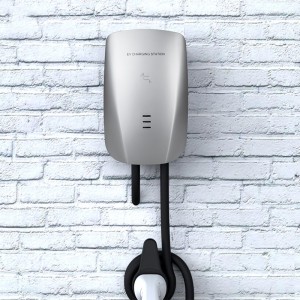 Carte RFID ou PLUG AND PLAY, station de chargement pour véhicule électrique, chargeur ev 3,5kw 7kw