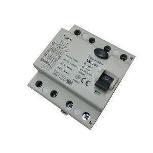 2P 4 pôles 63A 500mA Type B RCD 10KA Type B RCCB pour boîte murale EV 22KW