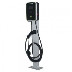 Fast delivery Weeyu 32A 3phase Evse Vehiculum Electric Wallbox EV Home Charger IEC62196-2 Wallbox EV Charger Level 2 Cum Type 2 Socket