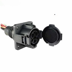 80Amp SAE J1772 Socket Type 1 EV Charging Inlets EVSE Socket Para sa Electric Car Charger