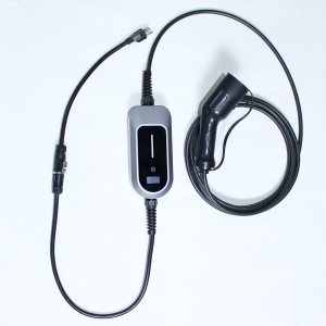 Adjustable Current Electric Vehicle Portable Ev Charger With IEC62196 Type 2 Charging Plug