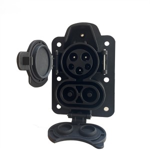 DC 150A 200A AC 63A CCS 1 մուտքեր J1772 Socket Combo 1 լիցքավորիչի վարդակից DC լիցքավորման բեռնատար ավտոմեքենայի մուտքեր