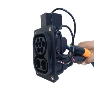 CCS Type 2 Socket 125A 150A 200A DC Système de charge combiné d'entrée de charge rapide pour le côté des véhicules