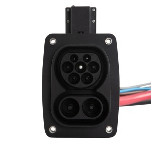 CCS Type 2 prise Combo 2 entrées IEC 62196-3 80A 125A 150A 200A DC prise de charge rapide entrée