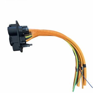 DC 150A 200A AC 63A CCS 1 մուտքեր J1772 Socket Combo 1 լիցքավորիչի վարդակից DC լիցքավորման բեռնատար ավտոմեքենայի մուտքեր