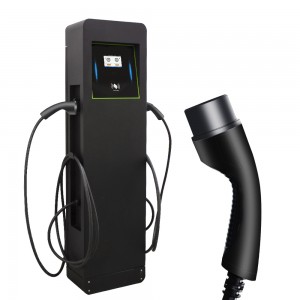 Àrd-inbhe 22kw EV cosgais luath DC charger dà ghunna AC EV Charger Stèisean cosgais carbaid dealain