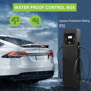 ឧបករណ៍សាកថ្មពីរ 44 Kw Ev Charger Ocpp Iec Wallbox 44kw 32amp Type 2 Fast 44kw Evse Controller ស្ថានីយ៍សាកថ្ម