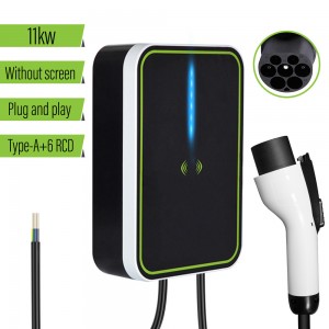 2022 High quality Evse - EVSE Wallbox Type2 Cable 16A 11KW EV Car Charger 11KW 3 Phase Charging Station for GB/T Electric Vehicle – Hengyi