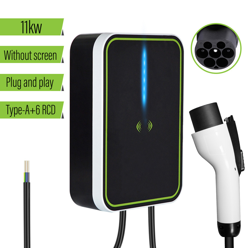 Hot-selling Charging Infrastructure - EVSE Wallbox Type2 Cable 16A 11KW EV Car Charger 11KW 3 Phase Charging Station for GB/T Electric Vehicle – Hengyi