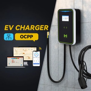 TYPE1 TYPE2 GB/T AC Fast EV Charger 7kw 11KW 22kw Ocpp 1.6 Vehicle Car AC Charging Station Commercial