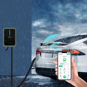 HENGYI 32A 22KW EVSE Wallbox GB/T Cable 3Phase EV Car Charger Plug Charging Station for Electric Vehicle Wifi APP Control RFID