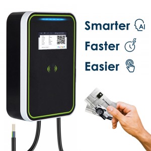 7KW EV Charging Station EV Charger Fast Quick Wallbox GB/T for Electric Car Home Use With APP RFID