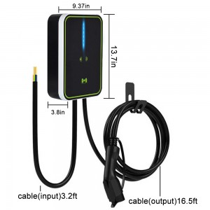 HENGYI EVSE Wallbox EV Charger Wall Type1 32A 7kw Single Phase Mount Charging Station APP RFID control