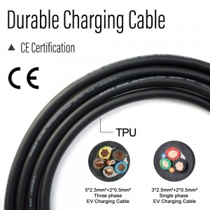 ʻO ka hale kaʻa kaʻa uila home EV Car Charger WallBox 3 Phase OEM Type 2 32A RFID APP 22KW EV Charger