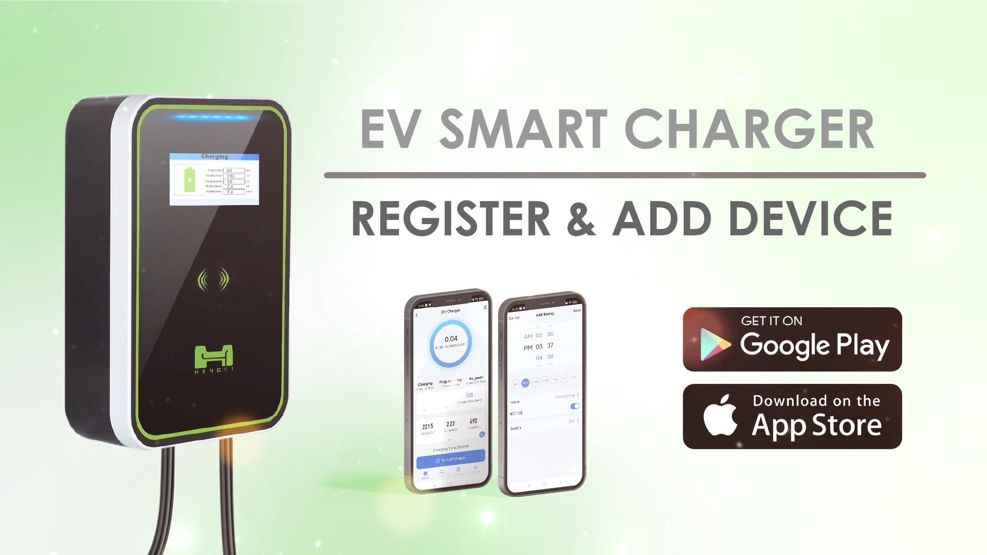 EV SMART CHARGER- REGISTER & ADD DEVICE