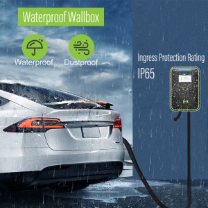 7KW EV Charging Station EV Charger Fast Quick Wallbox GB/T פֿאַר עלעקטריק מאַשין היים נוצן מיט אַפּ RFID