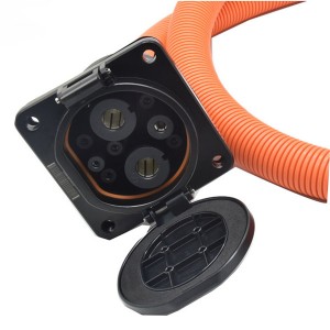 China Manufacture GBT Connector Vehicles Inlets GB/T DC Charging Socket 80A 125A 200A 250A