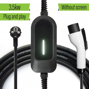 High reputation Ev Car Portable Charger – HENGYI EVSE Electric Car Vehicle GB/T Portable EV Charger Charging Box Cable 3.5KW Switchable 16A Schuko Plug with 5M Cable – Hengyi