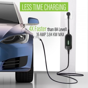 HENGYI EVSE Electric Car Vehicle GB/T Portable EV Charger Charging Box Cable 3.5KW Switchable 16A Schuko Plug na may 5M Cable