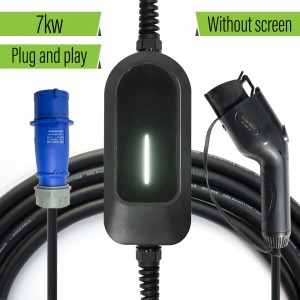 Car Charger EV Iniompartha Feithicle Leictreach Cineál 1 Breiseán 32A 5m Leibhéal 2 EVSE Stáisiúin Muirearú le haghaidh Leaf