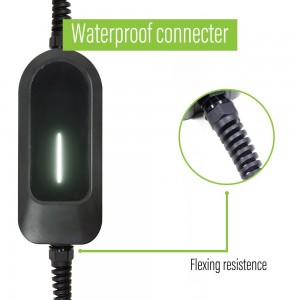 Car Charger EV Iniompartha Feithicle Leictreach Cineál 1 Breiseán 32A 5m Leibhéal 2 EVSE Stáisiúin Muirearú le haghaidh Leaf