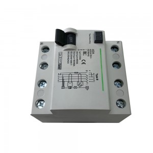 4P 63A 80A 30mA RCCB прекъсвач на устройството за остатъчен ток RCD