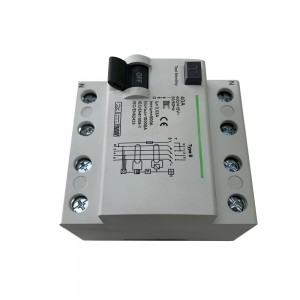 4P 63A 80A 30mA RCCB Residual Current Device Circuit Breaker RCD