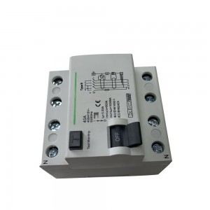 4P 63A 80A 30mA RCCB қалдық ток құрылғысы ажыратқышы RCD