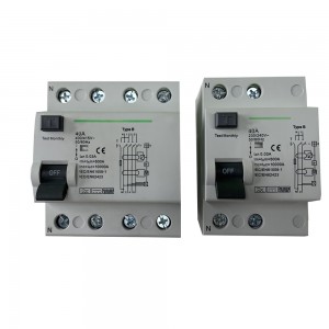 4P 63A 80A 30mA RCCB Residual Current Device Circuit Breaker RCD