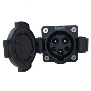 Prise de chargeur SAE J1772 Type 1 16A 32A 40A 50A Entrées de véhicule 240V AC EV avec câble de 0,5 m