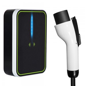 EVSE Wallbox Type2 Cable 16A 11KW EV Car Charger 11KW 3 Phase Charging Station for GB/T Electric Vehicle