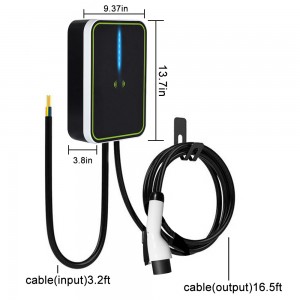 EV Charger Electric Vehicle Charging Station EVSE Wallbox 32Amp with GB/T Cable 7KW 1Phase home wallbox