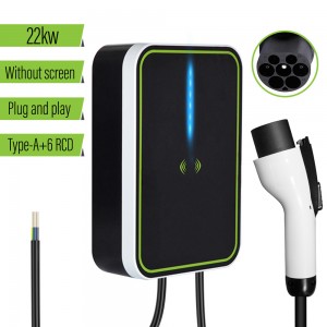 Hot New Products Home Charging Station - EV Charger GB/T 32A 3 Phase Electric Vehicle Car Charging Station EVSE Wallbox with Cable 22KW for BMW for Nissan – Hengyi