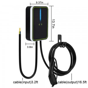 EV Charger Type 2 32A 22kw 3 Phase EVSE Wallbox Electric Car Charging Station with 5M Cable IEC 62196-2 for Benz for Audi