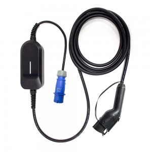 Car Charger EV Iniompartha Feithicle Leictreach Cineál 1 Breiseán 32A 5m Leibhéal 2 EVSE Stáisiúin Muirearú le haghaidh Leaf