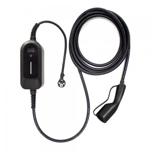 HENGYI ተንቀሳቃሽ EV Charger Type2 IEC62196-2 16A ቀይር 1P EVSE የኃይል መሙያ ገመድ EU Plug Controller Wallbox ለኤሌክትሪክ መኪና