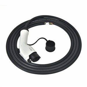 16A 32A Type1 EV Tethered Cable J1772 Plug with 5m Cable