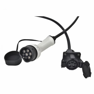 Adaptateur EV 32A de type 2 à type 1, câble convertisseur EV