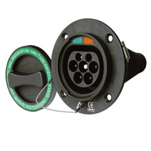 Prise mâle triphasée 32A 16A IEC 62196 Type 2, prise de charge EV AC, entrées de véhicule