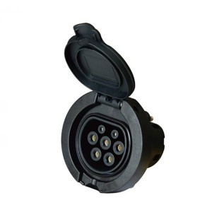 IEC 62196-2 EV Charger 16A  32Amp 3 Phase Type 2 Female EV Connector Socket for Wallbox