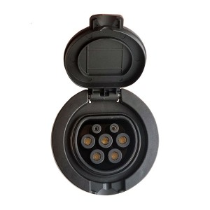 IEC 62196-2 EV Charger 16A  32Amp 3 Phase Type 2 Female EV Connector Socket for Wallbox